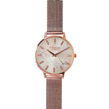Tipperary Crystal Malibu Rose Gold Watch